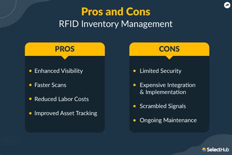 advantages and disadvantages of rfid system|rfid chip pros and cons.